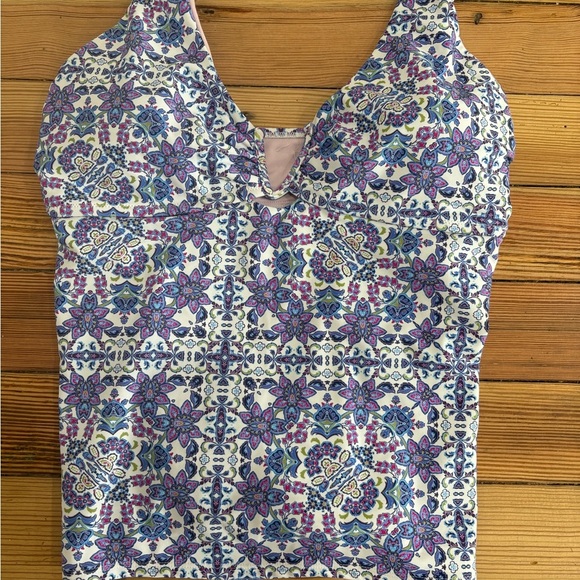 Nanette Lepore Purple and Blue Floral Bikini - Picture 3 of 10